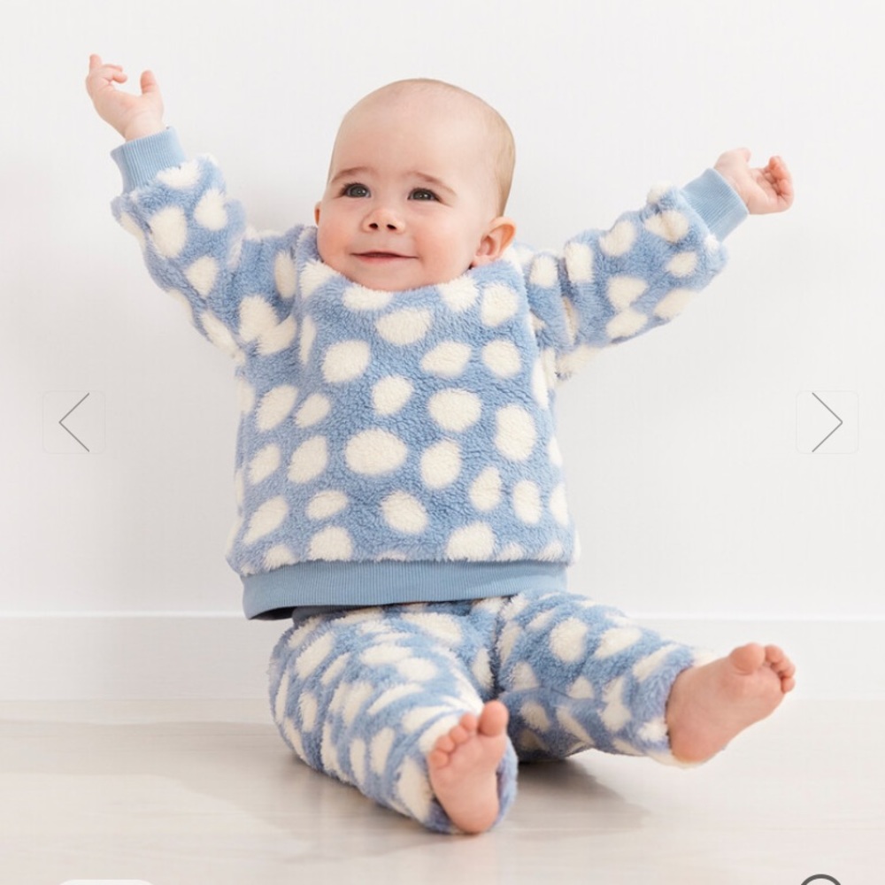 Hanna Andersson Baby Top & Pants Set in Recycled Marshmallow